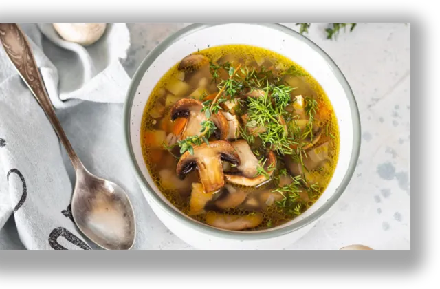 Mushroom soup — PILOT Cafe-Bar Gudauri